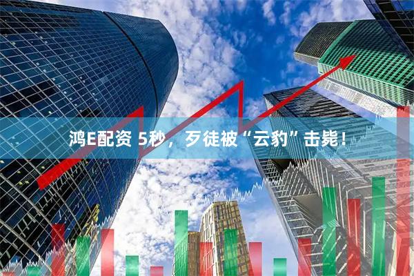 鸿E配资 5秒，歹徒被“云豹”击毙！
